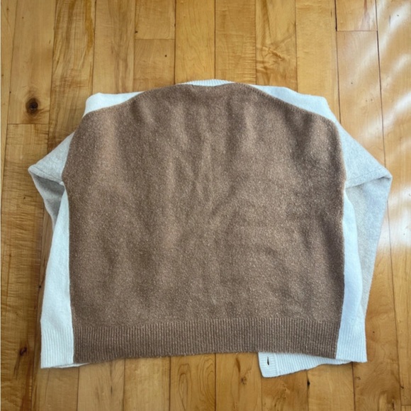 Madewell Colorblock Wool Blend Cardigan Sweater - Picture 4 of 5